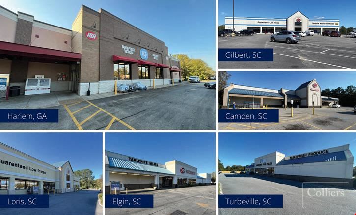 Investment Opportunity: Portfolio of Six Grocery Chain Properties | SC & GA