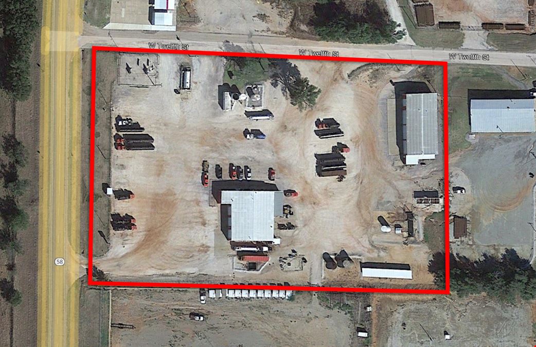 Truck Maintenance Facility on 6 Acre Yard for Sale