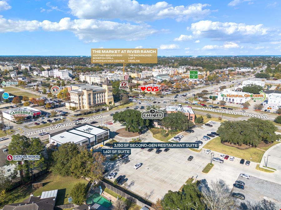 Retail and Restaurant Suites at Highly-Visible Signalized Intersection
