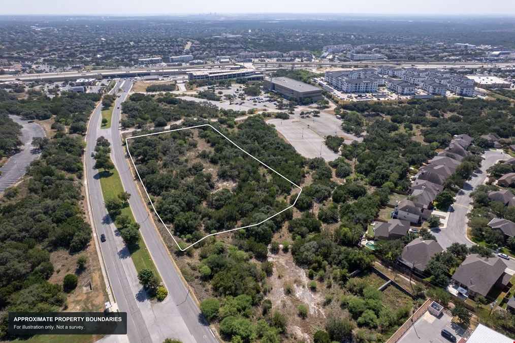 3.75 AC Development Site on Stone Oak Pkwy, Zoned C-3