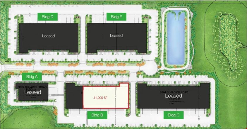 Preview of Industrial space for Rent at 9644-9684 Bujacich Road NW
