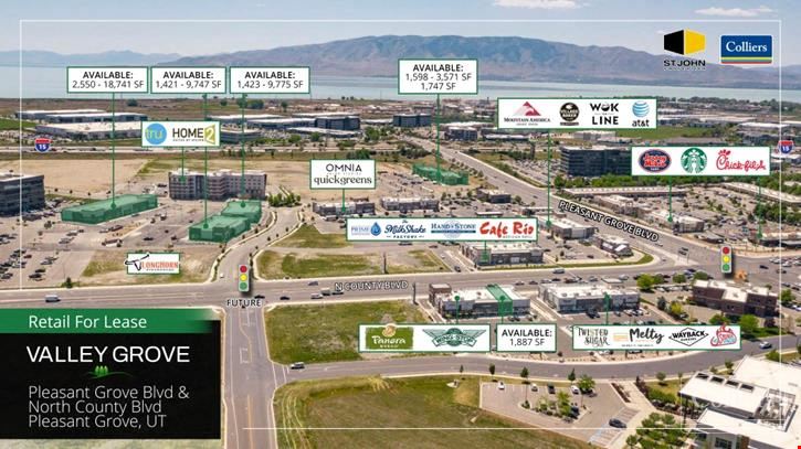 Preview of Retail space for Rent at Pleasant Grove Blvd & North County Blvd