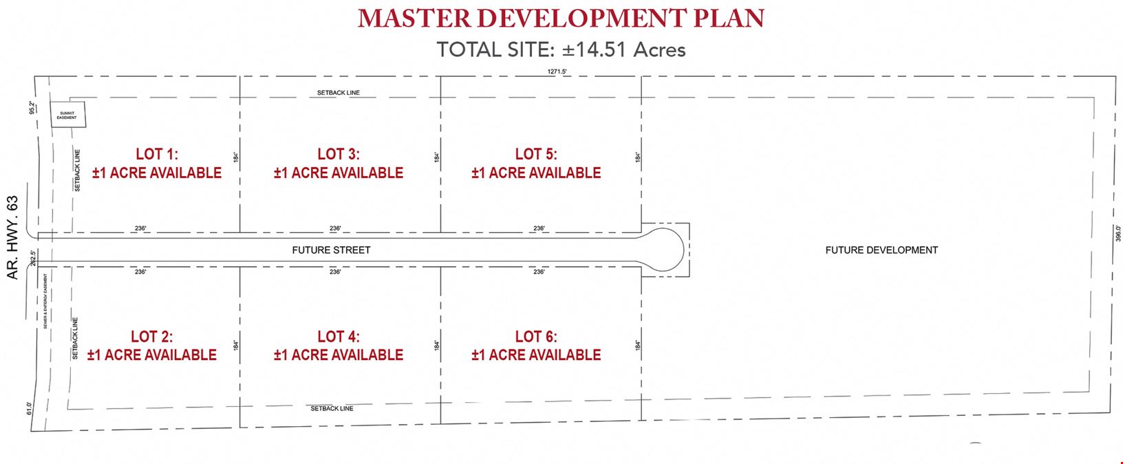 Commercial Lot for Sale - ±14.51 Acres - Will Subdivide