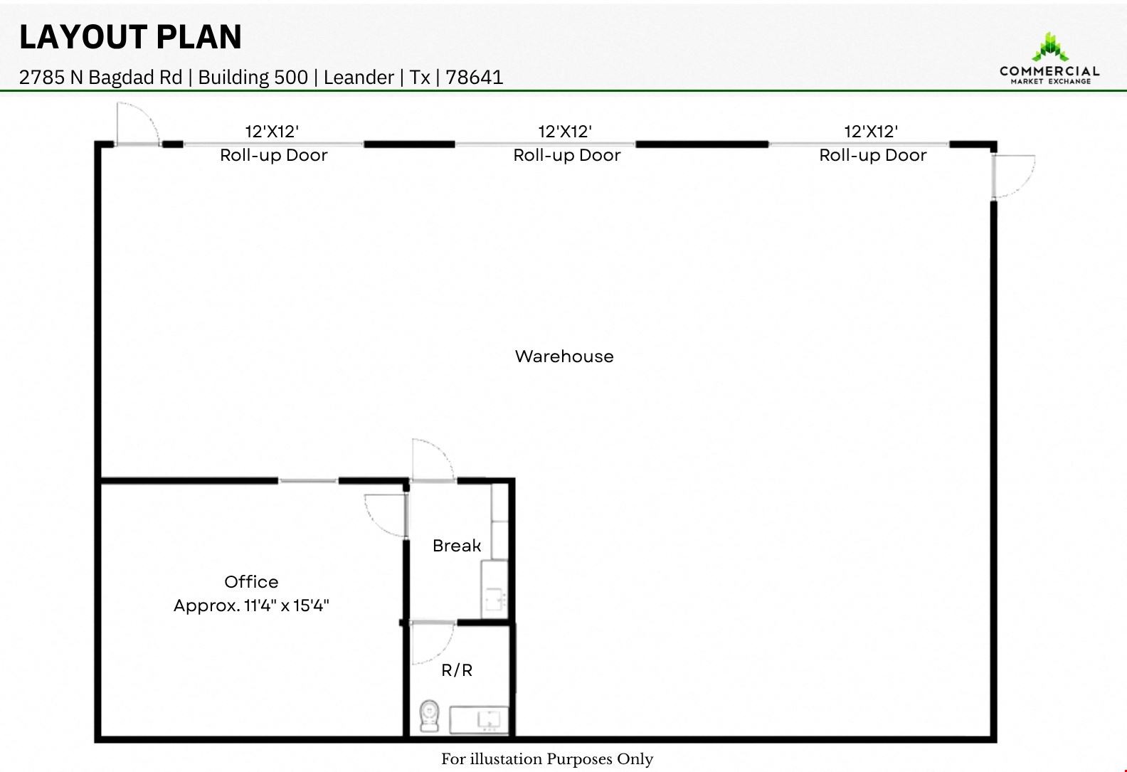 Standalone Office-Warehouse with Optional Yard Space