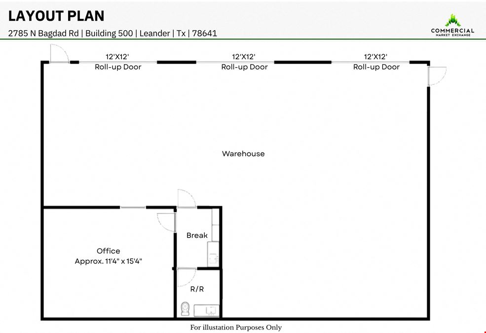 Standalone Office-Warehouse with Optional Yard Space