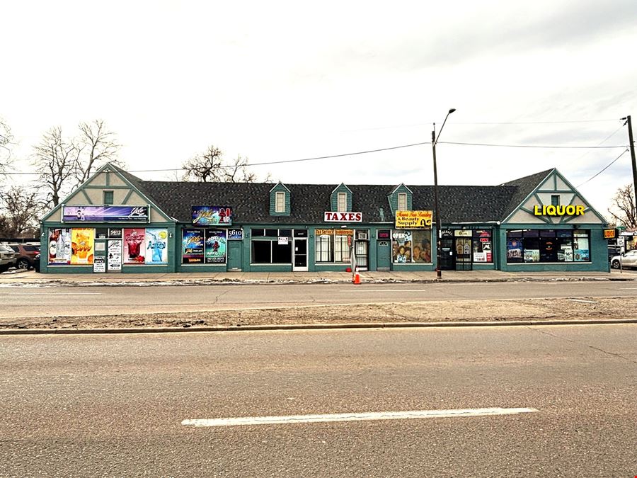 East Colfax & Holly Street Retail Space For Lease