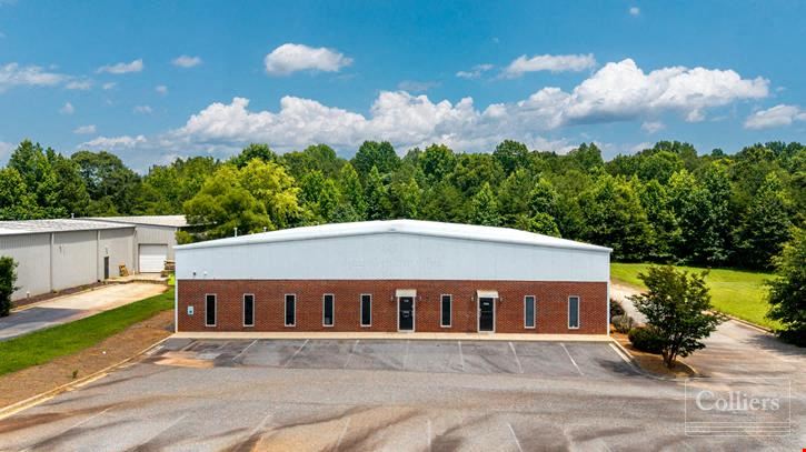 ±12,500-SF Industrial Space with Convenient Access to I-26 & I-85