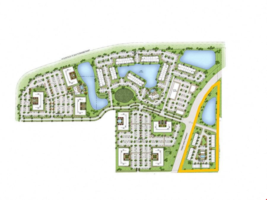 Daniels & I-75 Townhome Parcel