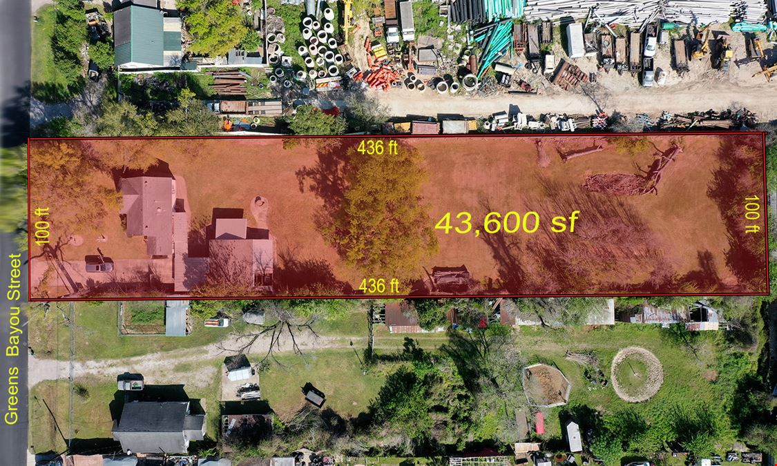 Greens Bayou Area 1-Acre Unrestricted Opportunity