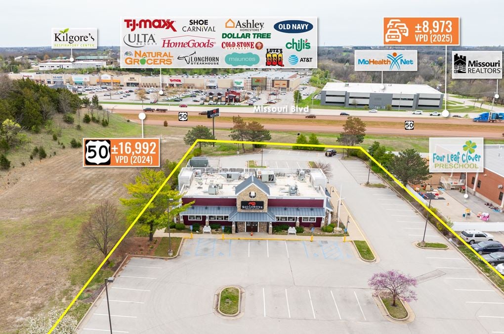 REIT Sale | Former Red Lobster | 16K VPD | 1.22 Acres