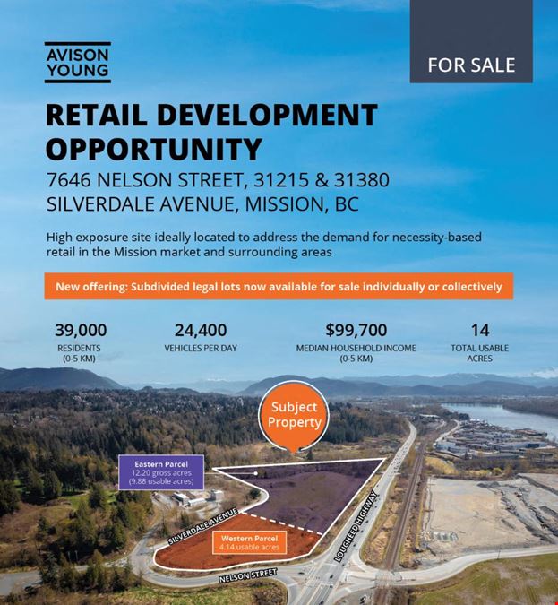 7646 Nelson Street, 31215 & 31380 Silverdale Avenue