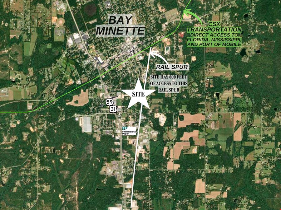 8+ Acres with Rail Access