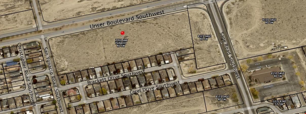 NWQ Unser Blvd SW and Sage Rd SW
