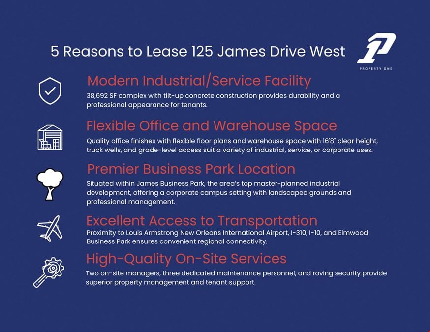 125 James Drive West
