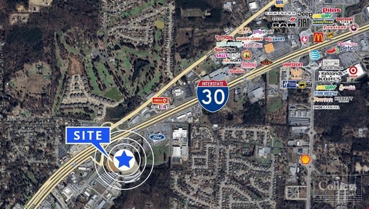 For Sale: Former Dealership with Excess Land Near I-30