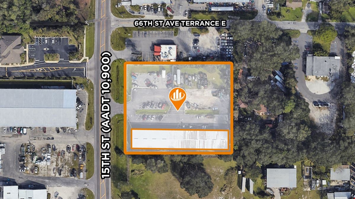 Prime Warehouse Near SRQ on 1.58 acres HC